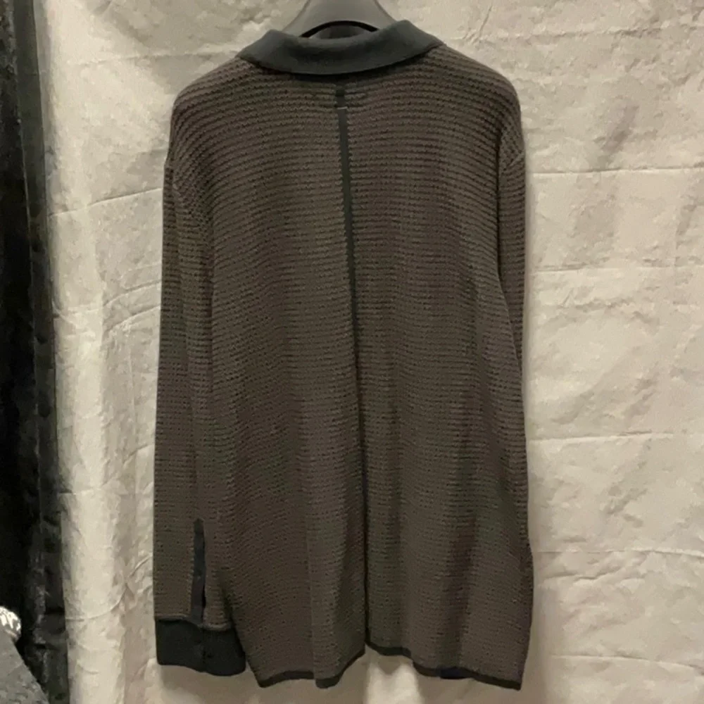 rag & bone Black and Gray Cardigan Sweater - Picture 5 of 6